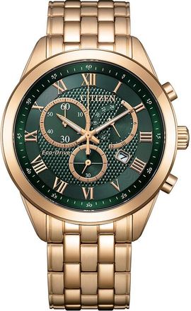 Citizen Chronograph Green Dial Mens Watch AT2603-59X