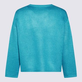 Valentino Mens Sweaters Sky Blue _pa