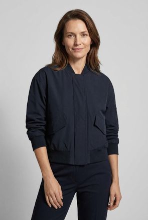 Marc O'Polo Blouson MARC OPOLO, Damen, Gr. 34, deep night blau, Web, Obermaterial: 100% Polyester, normal, B&uuml;ndchen, Jacken Blouson