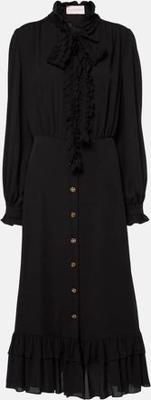 Valentino Silk georgette midi dress