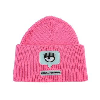 Chiara Ferragni Accessories, female, Pink, ONE SIZE, Stylish Light Pink Hats & Beanies