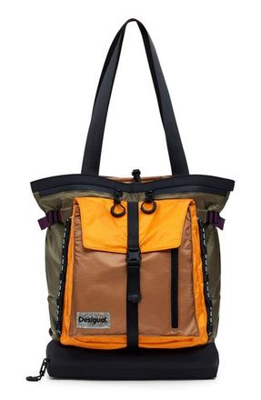 Desigual Convertible Backpack Tote in Khaki at Nordstrom