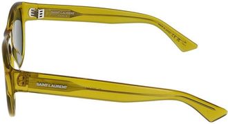 Saint Laurent Unisex Sl Sunglasses Yellow Acetate