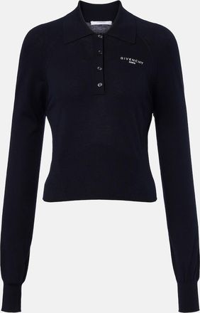 Givenchy Cotton and silk polo sweater
