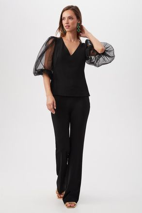 Trina Turk Lilith Top in Black at Nordstrom, Size 4