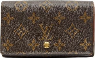Louis Vuitton Brown Pvc Leather Wallet (Bi-Fold) (Pre-Owned)