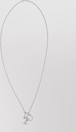 Vivienne Westwood crystal key pendant necklace chain links