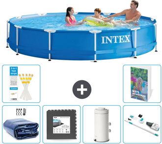 Intex Piscina Con Estructura Redonda - 366x76 Cm - 7-piezas S141