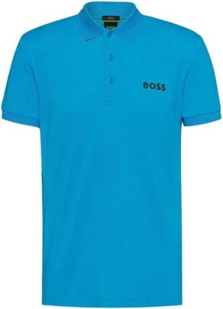 HUGO BOSS Slim Fit Polo Shirt - Heren - Polos - Blauw - M - Tops