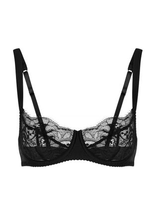 Fleur Of England Fleur OF England Signature Lace Balcony bra - Black - 30DD