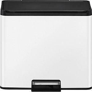 EKO Papelera De Pedal Recycler Acero 30 L Colector Doble