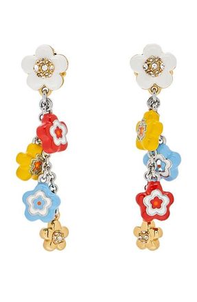 Marc Jacobs Wild Daisy Statement Drop Earrings in Two Tone/Blue Multi at Nordstrom