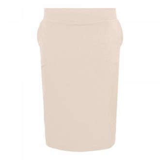 &Co Woman Rokken, Dames, Beige, 3Xl, Reisrok met elastische taille en zakken