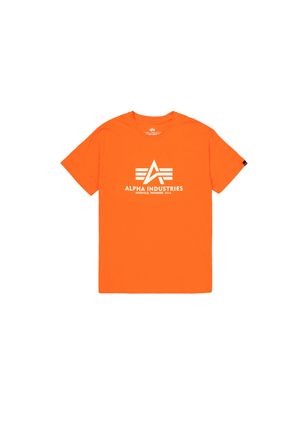 Alpha Industries T-Shirt ALPHA INDUSTRIES Basic T-Shirt BL, Herren, Gr. XXL, orange (boost orange), Obermaterial: 100% Baumwolle, Shirts T-Shirt
