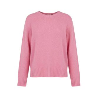 Liu Jo Gebreide trui met ronde hals - Dames - Truien - Roze - Maat: L Wol