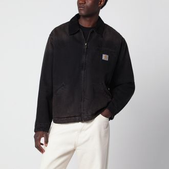 Carhartt Work in Progress Giacca OG Detroit nera in denim di cotone