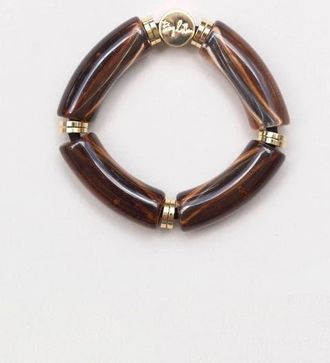 By Lilla Whiskey Ave Capsule Bracelet Hairtie in Brown at Nordstrom