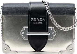 Prada Pre-owned Cross Body Bags, female, Yellow, Size: ONE SIZE Pre-owned Vintage Crossbody Bag