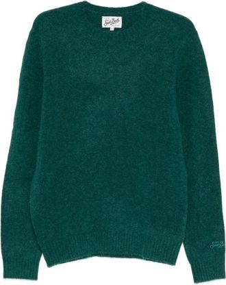MC2 Saint Barth Regent Sweater - Heren - Ronde hals truien - Groen - 2XL - Truien & Vesten