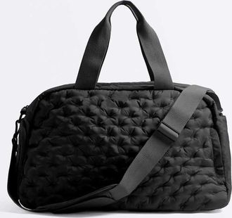 Oysho borsa sportiva tecnica imbottita nera-Nero