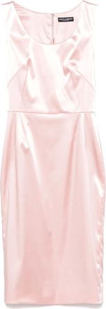 Dolce & Gabbana Abito midi in raso - Rosa