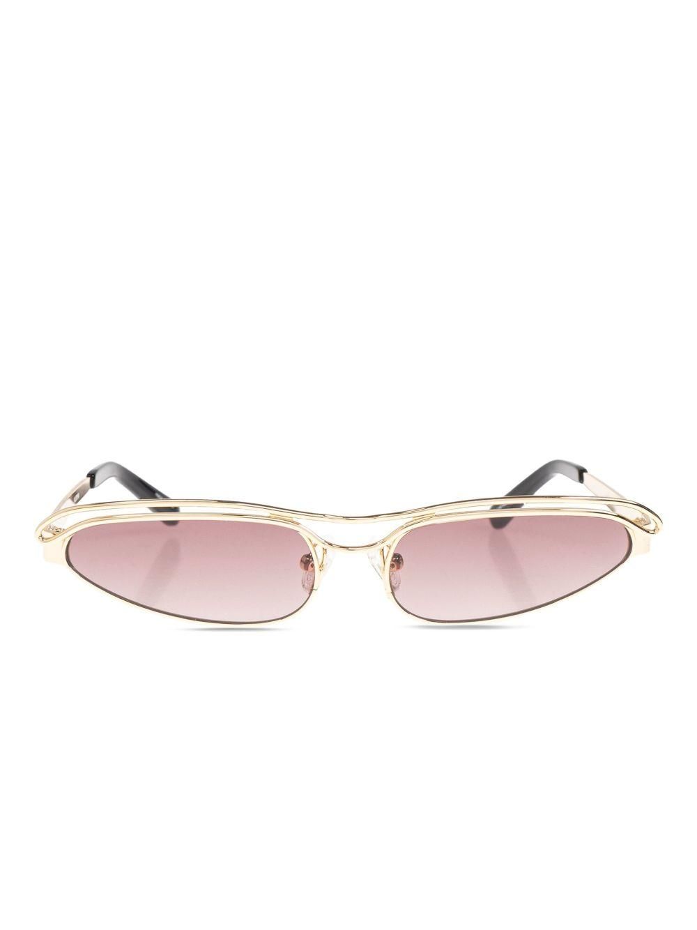 サングラス THE ATTICO Woman Sunglasses Silver ATTICO73C2SUN C2 The Attico Milano Purple Silver sunglasses - Sunglass Bar