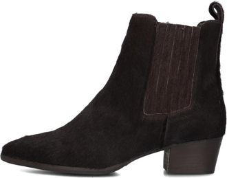 Lina Locchi Stijlvolle Enkellaarsjes AV 230 - Dames - Laarzen met Hak - Bruin - 40 EU - Wol - Schoenen
