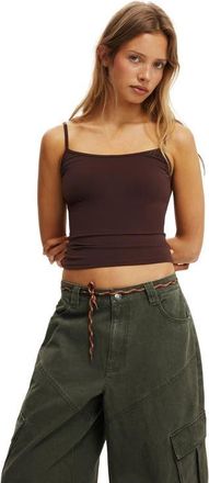 Cotton On Womens Hold Me Cami in Dark Oak at Nordstrom, Size Xxx-Small