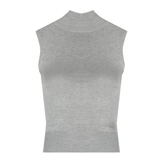 Guess Mouwloze coltrui - Dames - Truien - Grijs - Maat: XS