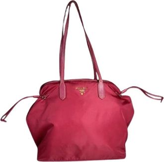 Prada Pre-owned Shoulder Bags, female, Pink, Size: ONE SIZE Pre-owned Vintage Shoulder Bag