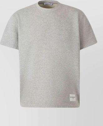 Givenchy crew neck patch hem short sleeve t-shirt