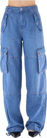 Moschino Dames, Jeans, Blauw, Maat: W28 Katoen
