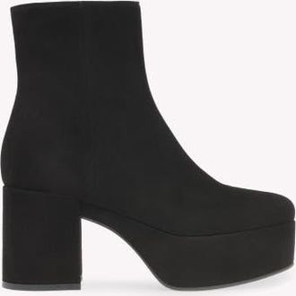 Gianvito Rossi Sally Bootie in Black Suede at Nordstrom, Size 40.5