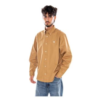 Carhartt Work in Progress L/S OG Madison Shirt - Shirts - Hombre - Beige - XL