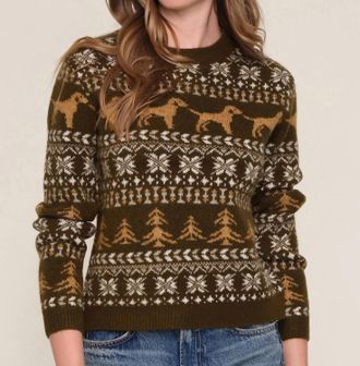 Heartloom Priya Sweater In Olive