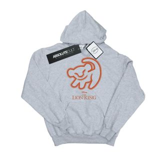 Disney Heren The Lion King Grottekening Hoodie (Sportgrijs)
