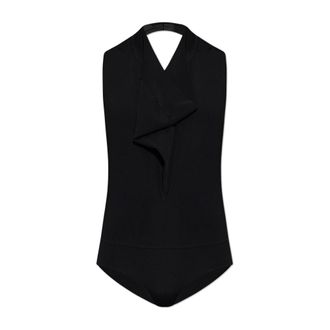 Sportmax Tops, Dames, Zwart, XS, Polyester, Lichaam Abano