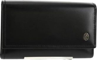 Cartier Pre-owned Leren Sleutelhouder - Dames - Vintage Accessoires - Zwart - ONE Size - Leer - Vintage