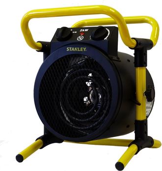 Stanley St-52-231-e Calefactor El&eacute;ctrico Interior Negro, Amarillo 2000 W Ventilador El&eacute;ctrico
