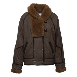 Isabel Marant Jassen, Dames, Bruin, M, Katoen, Olinka Jacket