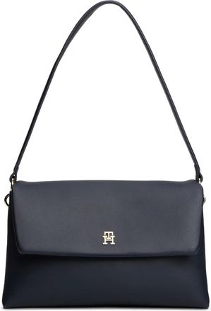 Tommy Hilfiger Borsa a spalla con placca logo - Blu