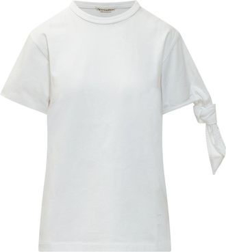 J.W.Anderson White Solid Crew Neck T-Shirt