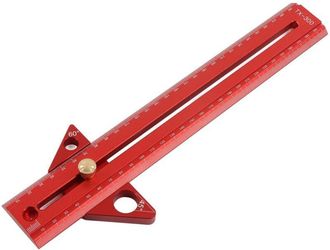 OEM Regla De Bolsillo De Precisi&oacute;n Para Carpinter&iacute;a, Regla De Puntuaci&oacute;n En T Port&aacute;til Profesional De Aleaci&oacute;n De Aluminio, Regla De Ingeniero Maquinista 