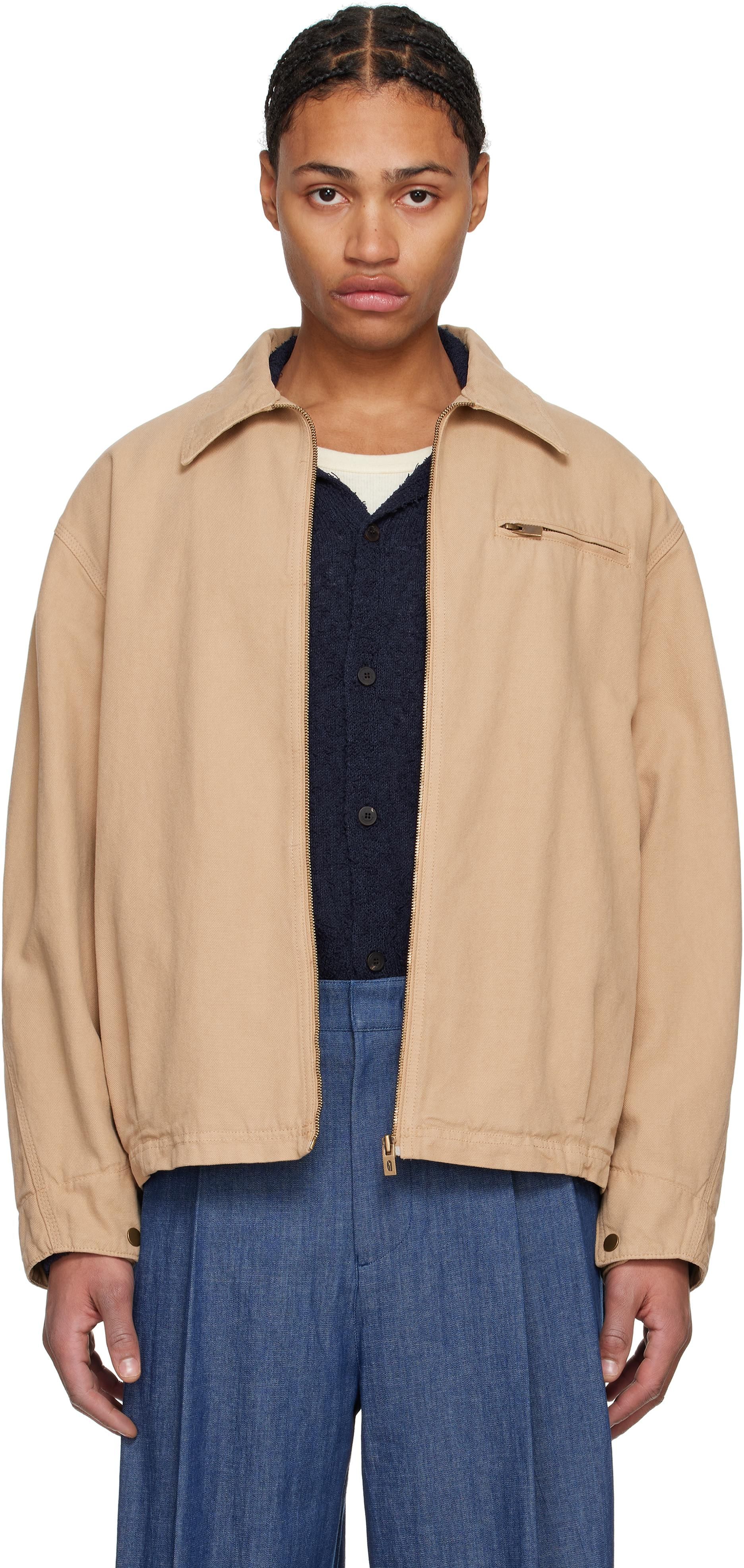 【関税込み】LE17SEPTEMBRE タン ロング スエードジャケット Men's LE17SEPTEMBRE Jackets - up to −60% | Stylight