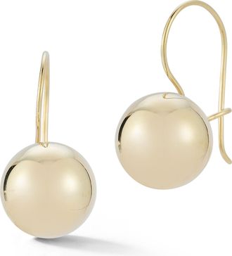 Ember Fine Jewelry 14K Gold Jumbo Ball Drop Earrings