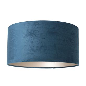 Steinhauer Pantalla De L&aacute;mpara - Shade - Azul - Velours Tejido - Steinhauer