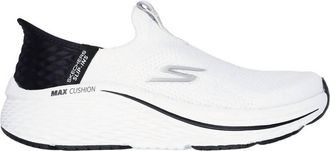 Skechers Womens Max Cushioning Elite Shoes In White/black