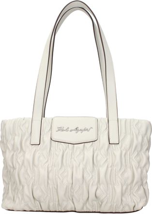 Karl Lagerfeld Gray Polyester Shoulder Womens Bag