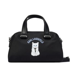 Karl Lagerfeld Ikon Schoudertas - Dames - Tassen - Zwart - Maat: ONE Size
