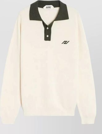 Autry cotton polo sweater